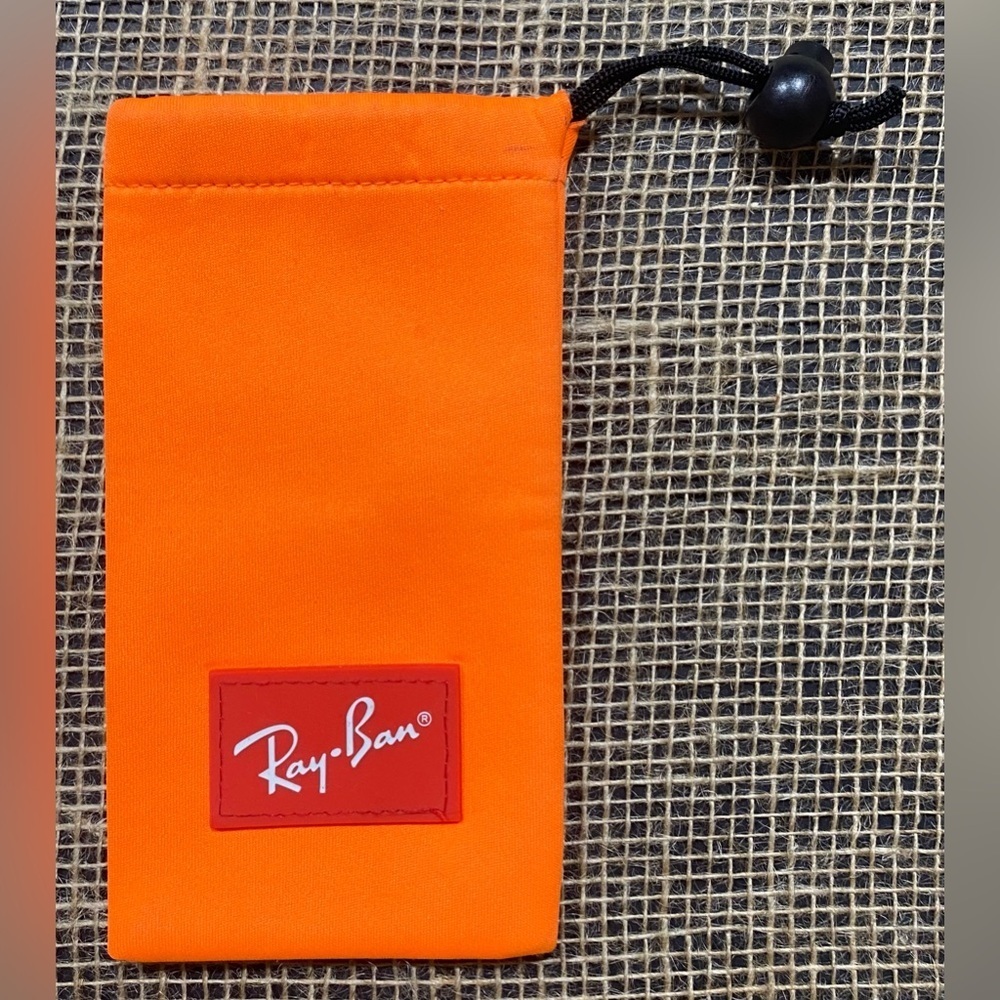 Ray Ban Sunglass Eyeglass Case Orange
Soft With Drawstring